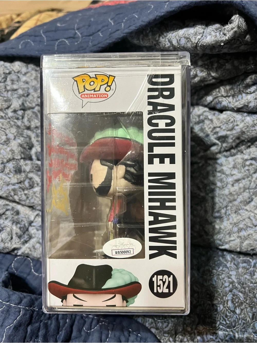 Funko Dracule Mihawk Pop! Figure with Red and Yellow Signature